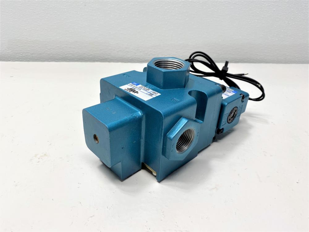 MAC 1" x 3/4" Solenoid Valve 57D-12-611CA, 250B-611CAAA, 25-150 PSI